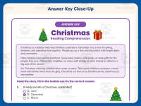 Christmas Reading Comprehension Worksheet – 2nd Grade Practice preview 7