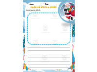 Christmas Santa Story Starters Writing Prompts for Kindergarten : 3rd preview 2