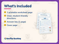 Christmas Skip Counting Worksheet – 3rd Grade Math Practice preview 5