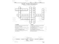 Christmas Traditions and Joy Crosswords with Word Bank preview 2
