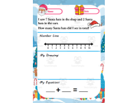Christmas Word Problems Kindergarten Addition And Subtraction Within 1 preview 2