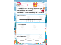 Christmas Word Problems Kindergarten Addition And Subtraction Within 1 preview 3