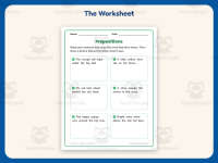 Circle and Draw Prepositions Worksheet – 2nd Grade Grammar Practice preview 2