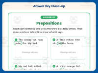 Circle and Draw Prepositions Worksheet – 2nd Grade Grammar Practice preview 7