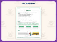 Circle & Underline Adverb Worksheet – 3rd Grade Adverbs Practice preview 2