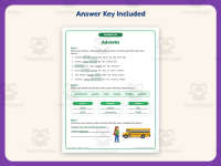 Circle & Underline Adverb Worksheet – 3rd Grade Adverbs Practice preview 3