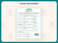 Circle & Write Prepositions Worksheet – 4th Grade Grammar Practice preview 3