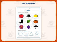Circling Examples of Black Worksheet – Kindergarten Colors Practice preview 2