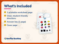 Circling Examples of Black Worksheet – Kindergarten Colors Practice preview 5