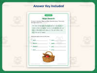 Circling Nouns Worksheet – 1st Grade Grammar Practice + Answer Key preview 3