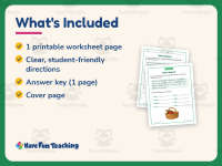 Circling Nouns Worksheet – 1st Grade Grammar Practice + Answer Key preview 5