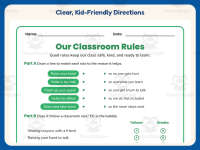 Classroom Rules Worksheet – 2nd Grade Back to School Practice preview 4