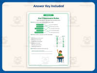 Classroom Rules Worksheet – 2nd Grade Back to School Practice preview 3