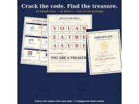 Classroom Treasure Hunt Game | Linked Clue Cards, Map & Certificates preview 2
