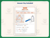 Clean Teeth Wordsearch Worksheet – 1st Grade Health and Nutrition preview 3