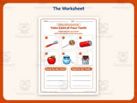 Clean Teeth Worksheet – Sorting – Kindergarten Health and Nutrition preview 2