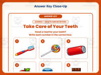 Clean Teeth Worksheet – Sorting – Kindergarten Health and Nutrition preview 7