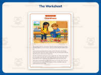 Cleanliness Character Reading Comprehension Worksheet – 2nd Grade preview 2