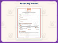 Climate Map Worksheet – 3rd Grade Maps & Weather Practice + Answer Key preview 3