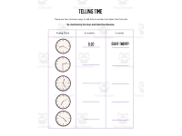 Clock Worksheets preview 4