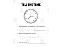 Clock Worksheets preview 5