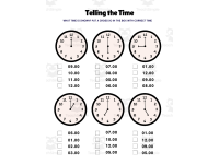 Clock Worksheets preview 6