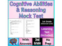 Cognitive Skills & Reasoning Practice Test for 1st & 2nd Grade preview