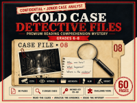 Cold Case Detective Files Reading Comprehension | Grades 6-8 preview