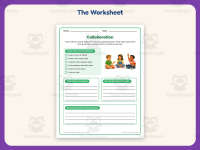 Collaboration Discussion Worksheet – 3rd Grade Life Skills Practice preview 2