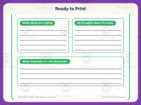 Collaboration Discussion Worksheet – 3rd Grade Life Skills Practice preview 7