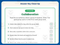 Collaboration Worksheet – 2nd Grade Life Skills & Social Skills preview 7
