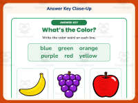 Color Names Pictures Worksheet – Kindergarten Colors Practice preview 7