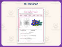 Colorado Word Search Worksheet – 3rd Grade States Practice preview 2