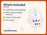 Coloring Purple Pictures Worksheet – Kindergarten Colors Practice preview 5
