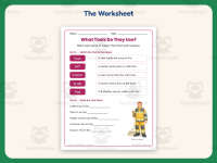 Community Helper Tools Matching Worksheet – 1st Grade Social Studies preview 2
