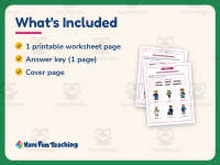 Community Worksheet – Word Bank – 1st Grade People Practice preview 5
