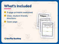 Compare and Contrast Graphic Organizer Activity – 2nd-5th Grade preview 5