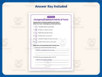 Compare and Contrast Points of a Text Worksheet – 2nd Grade Reading preview 3