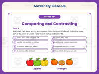 Comparing and Contrasting Venn Diagram Worksheet – 3rd Grade Practice preview 7