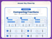 Comparing Fractions Worksheet – 3rd Grade Inequalities Practice preview 7