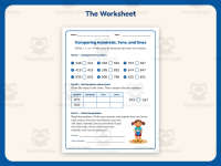 Comparing Hundreds, Tens, and Ones Worksheet – 2nd Grade Inequalities preview 2