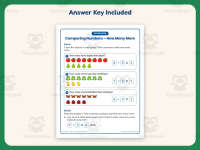 Comparing Numbers Subtraction Worksheet – 1st Grade Inequalities preview 3