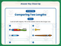 Comparing Two Lengths Worksheet – 1st Grade Measurement & Size preview 7