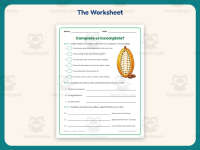 Complete Incomplete Chocolate Sentences Worksheet – 4th Grade Grammar preview 2