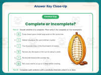 Complete Incomplete Chocolate Sentences Worksheet – 4th Grade Grammar preview 7