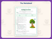 Complete the Analogy Worksheet – 3rd Grade Analogies Practice preview 2