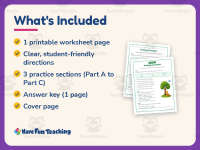 Complete the Analogy Worksheet – 3rd Grade Analogies Practice preview 5