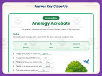 Complete the Analogy Worksheet – 3rd Grade Analogies Practice preview 7