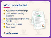 Compound Predicates Sentences Worksheet – 3rd Grade Practice preview 5