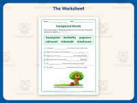 Compound Words Fill in Blank Worksheet – 2nd Grade Grammar Practice preview 2